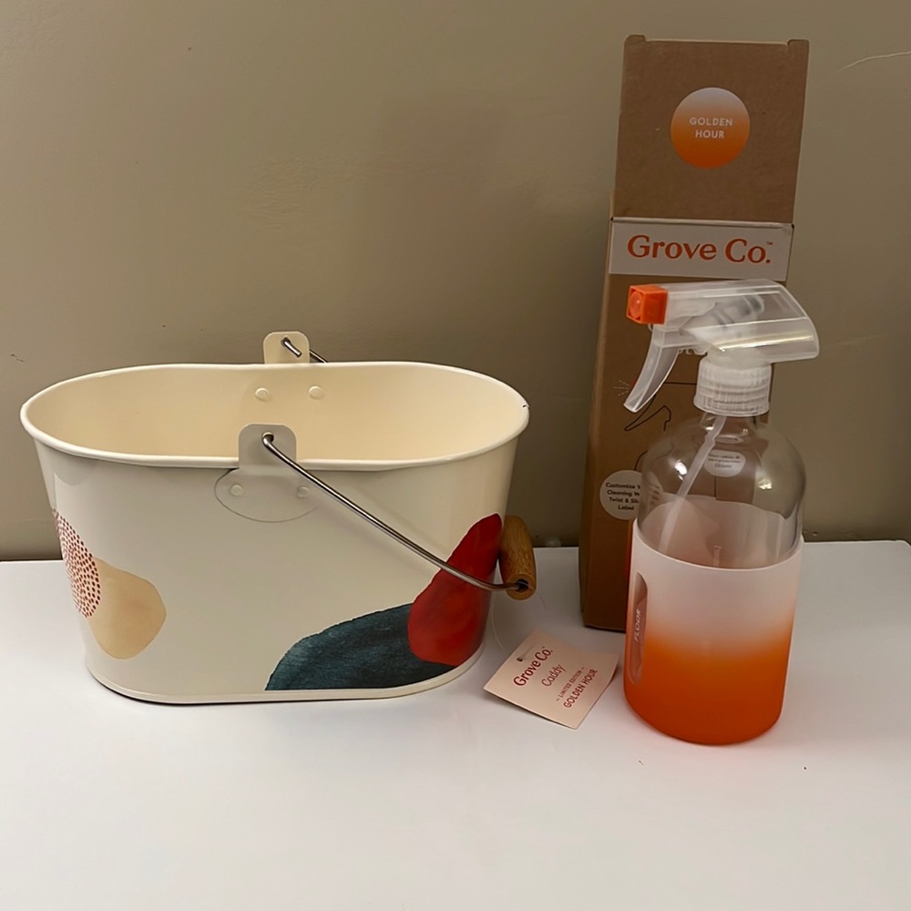 Grove Collaborative limited edition caddy plus spray bottle